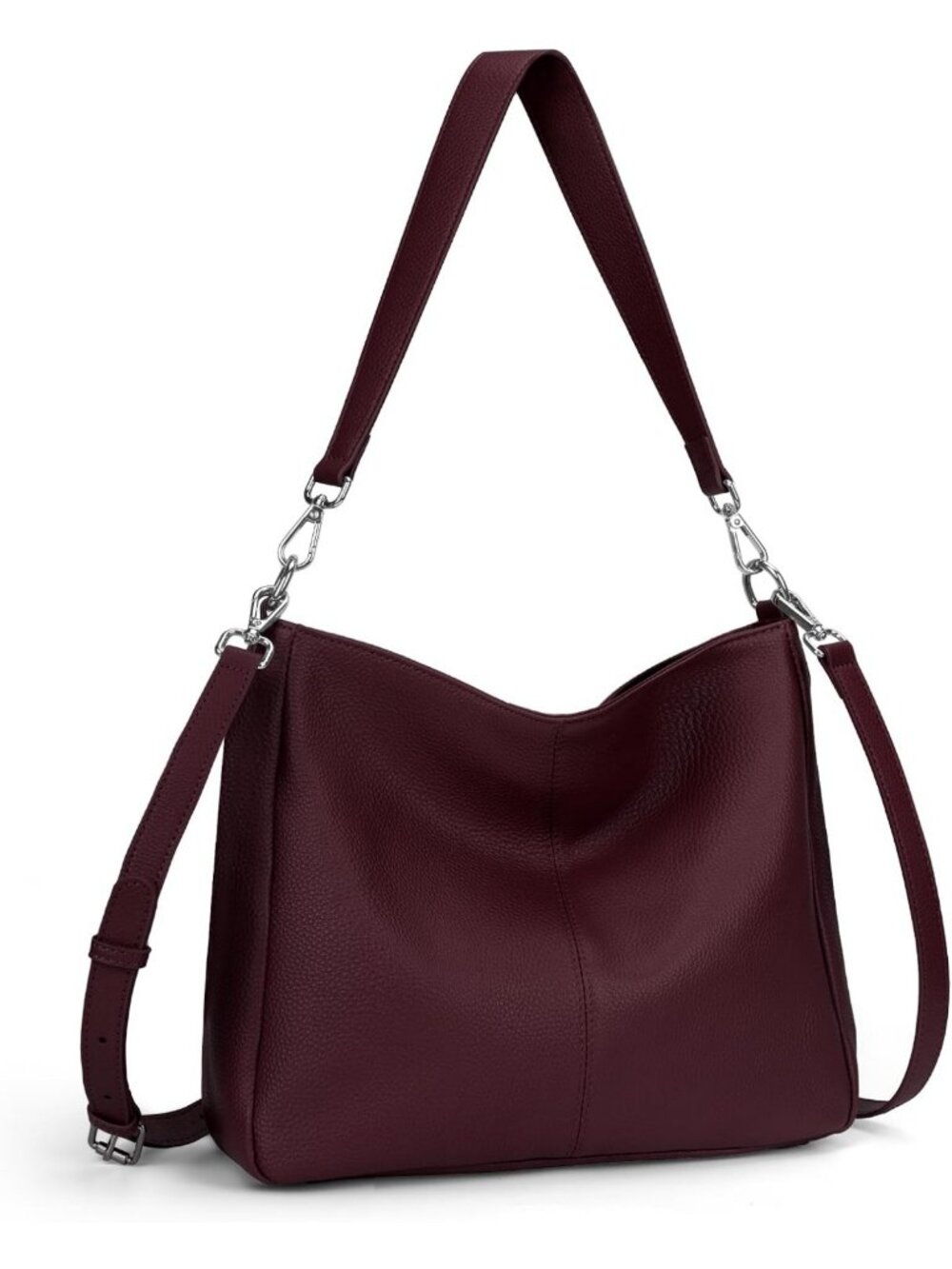 Soft Genuine Leather Hobo Bag for Women | Versatile Crossbody & Shoulder Purse